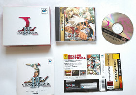 SS Langrisser 4 w/Art Book SEGA SATURN Satoshi Urushihara Japan Game