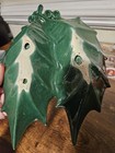 Vtg. Atlantic Mold Christmas Holly Candy Dish 9" Green Leaves  Berries — photo 5