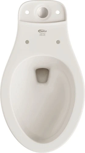 PROFLO PF1401T Elongated Toilet Bowl Only - White - Picture 3 of 3