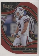 2020 Panini Select Field Level Red Prizm Die-Cut Tyler Bass #389 0j19