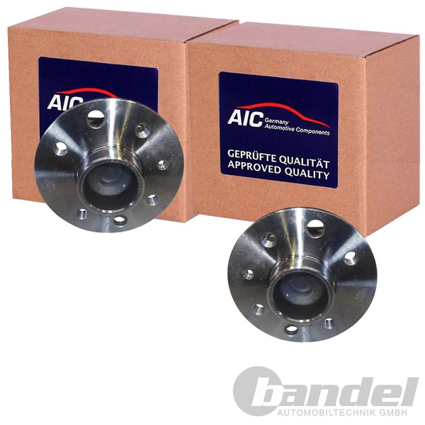 2X AIC RADLAGER-SATZ Hinten Beidseitig Passend FÜR Opel Astra Combo Kadett-image