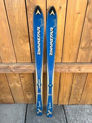 Vintage Alpine Snow Ski 43'' Long Skis 110 cm DYNASTAR SPEED Blue DECOR
