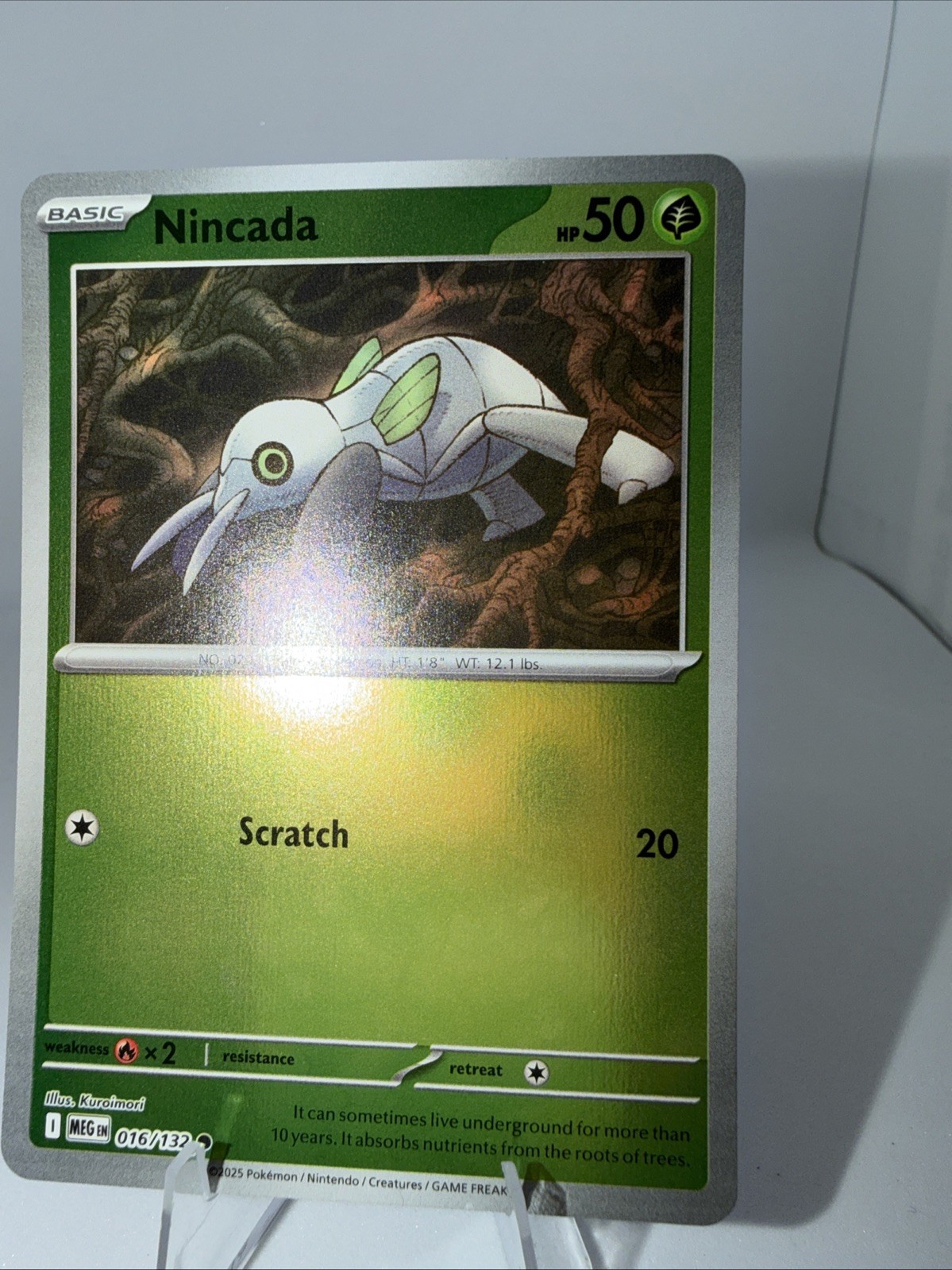 Nincada 016/132 Me01: Mega Evolution Reverse Holo
