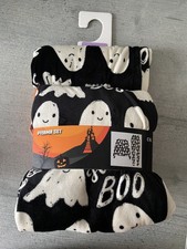 Sainsbury’s TU Ladies Soft Touch Halloween Pyjamas Size XL - Halloween Ghosts