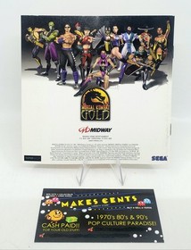 Mortal Kombat Gold Manual (Sega Dreamcast, Midway 1999) Manual Only - NICE!
