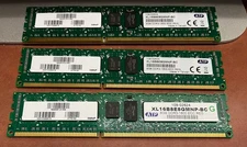 LOT OF 3 - 8GB DDR3-1600 ECC Server Memory RAM XL16B8E8GMNP-BC