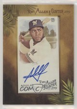 2019 Topps Allen & Ginter Mini Baseball Auto Jesus Aguilar #MA-JA Auto 4z8