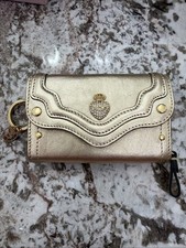 Darling Juicy Couture "Juicy Princess" Mini Wallet, Gold Shine NEW Vintage