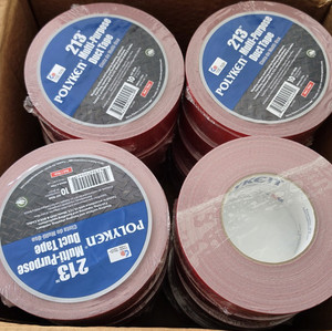 Polyken 213 Multi-Purpose Duct Tape Rolls Lot of 24  Red Adhesive Tape