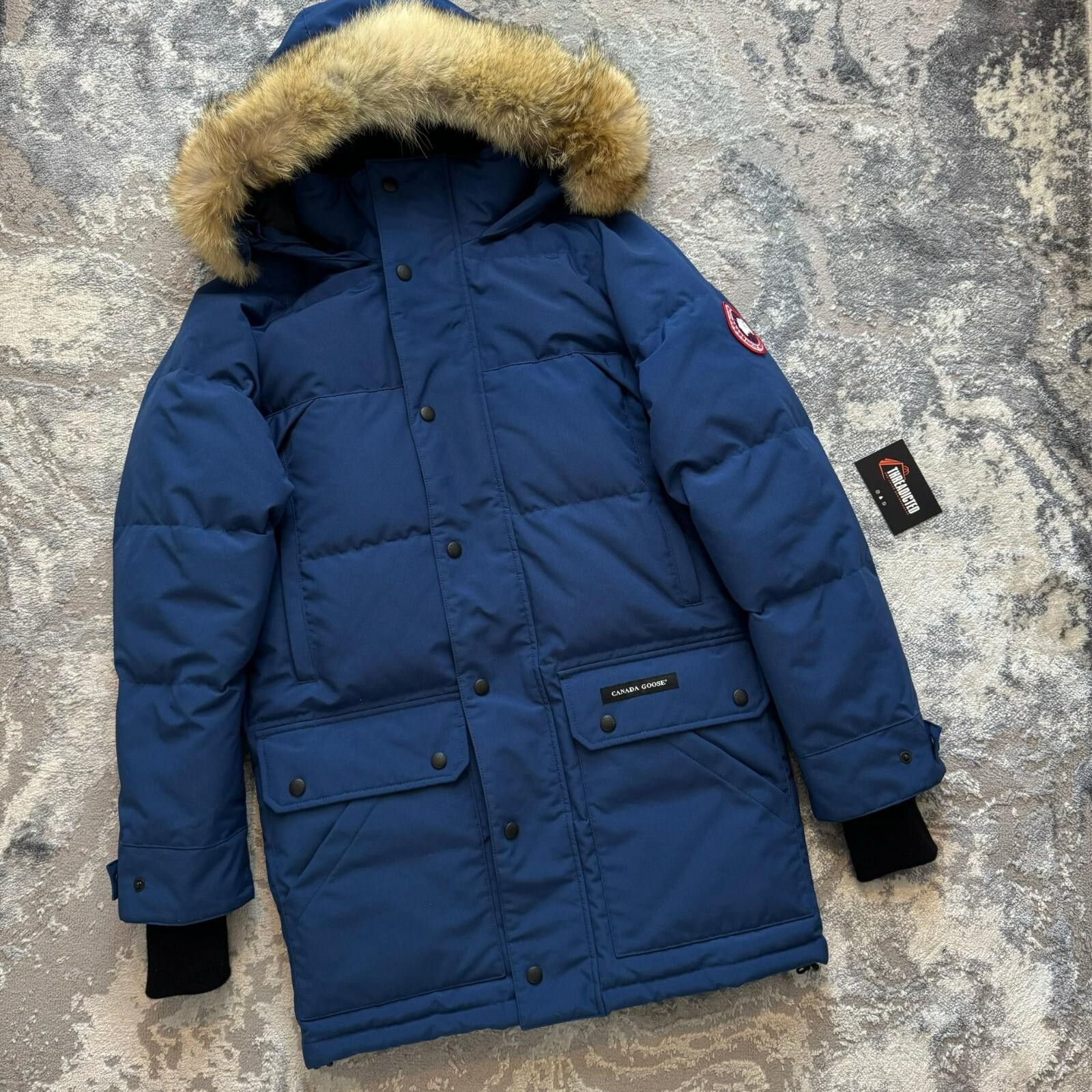 CANADA GOOSE EMORY PARKA Down Jacket Blue Size M L XL 100percent GENUINE RRP £1375 image 9
