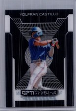 Yolfran Castillo 2025 Leaf Optichrome Baseball 1/1 Pre Production Proof