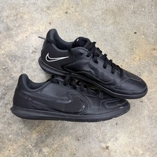 Nike Jr. Tiempo Legend 9 Club FG/MG DA1332-001 Black Soccer Shoes Size 6Y