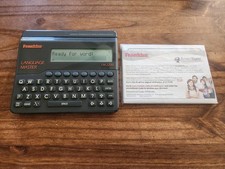 Franklin Language Master LM-2200 Dictionary Thesaurus