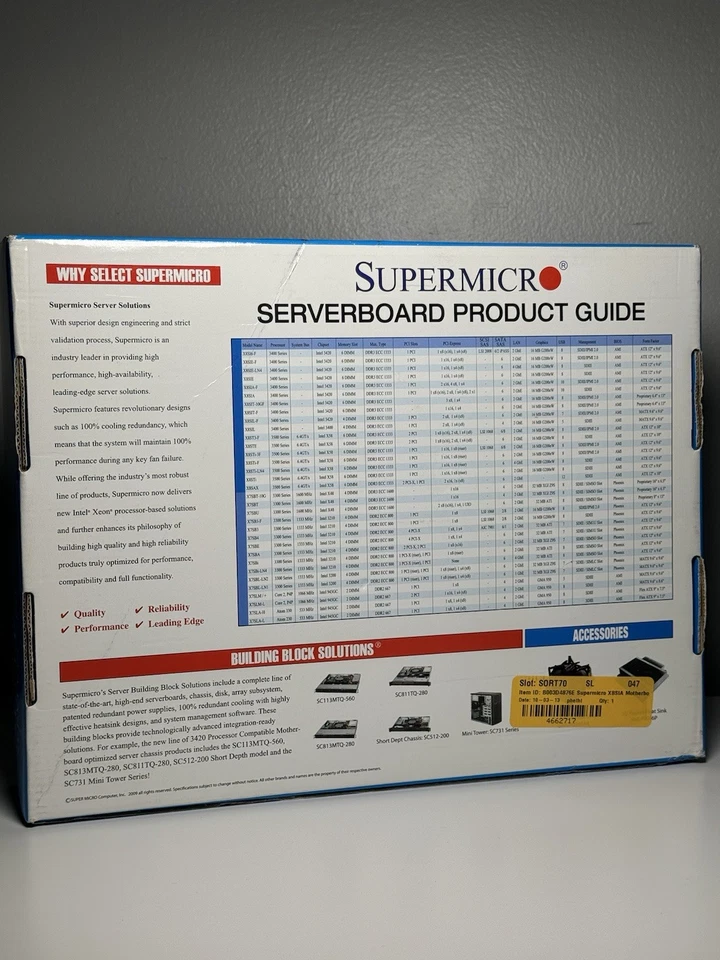 SuperMicro Computer X8SIA, LGA 1156, Intel (MB-X8SIA-O) Motherboard - Image 4 of 4