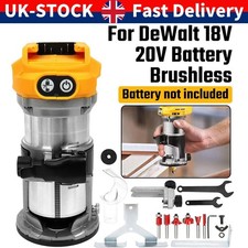 Cordless brushless Compact Router for DeWalt 18V 20V Battery for Woodworking UK