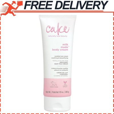 Cake Shea Butter Body Cream Body Lotion For Dry Skin, Milk Made Indulgent, 7 Oz