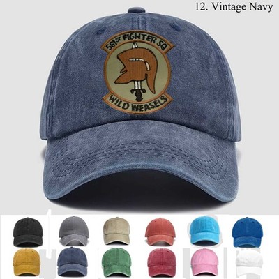 Customized Personalization Embroidered Hat 561st Fighter Squadron, Trucker Hat