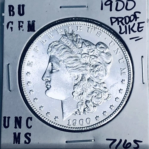 1900 BU GEM MORGAN SILVER DOLLAR UNC MS+++ U.S. MINT RARE COIN 7165