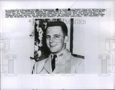 1960 Press Photo Midshipman Ashton K. Thompson, Named Honor Man for 1960