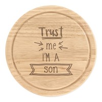 Trust Me I'm A Sohn Rund Zerkleinern KäSebrett Worlds Best Toll Lustig
