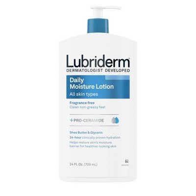 Fragrance Free Daily Moisture Lotion + Pro-Ceramide, Shea Butter & Glycerin, ...