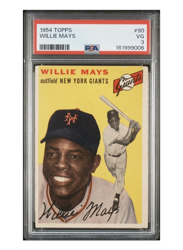 1954 TOPPS Willie Mays #90 PSA 3 VG