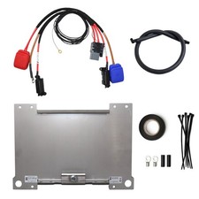 Zweitbatterie Nachrüstsatz mit Trennrelais und isolierte Polklemmen für VW T5 7H