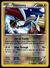 Skarmory #69/108 XY - Roaring Skies (REVERSE HOLO) Lightly played - Pokemon Card