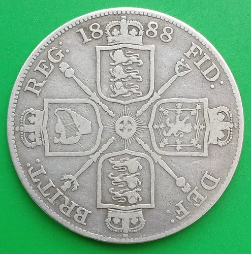 1888 Victoria Double Florin — photo from the most recent tracked eBay sale