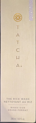 TATCHA The Rice Wash Cream Cleanser Face Biggu Size 240 ml / 8.0 fl oz