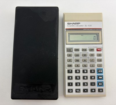 Sharp EL-530 Wissenschaftlicher Taschenrechner Scientific Calculator Schule  
