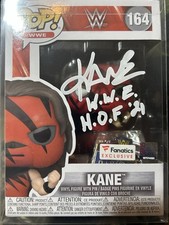 Kane Autographed WWE Fanatics Exclusive Funko Pop Figure #164
