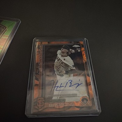 2025 Topps Chrome Update Hayden Birdsong RC AUTO Orange/Black Lava Lamp /35 SSP