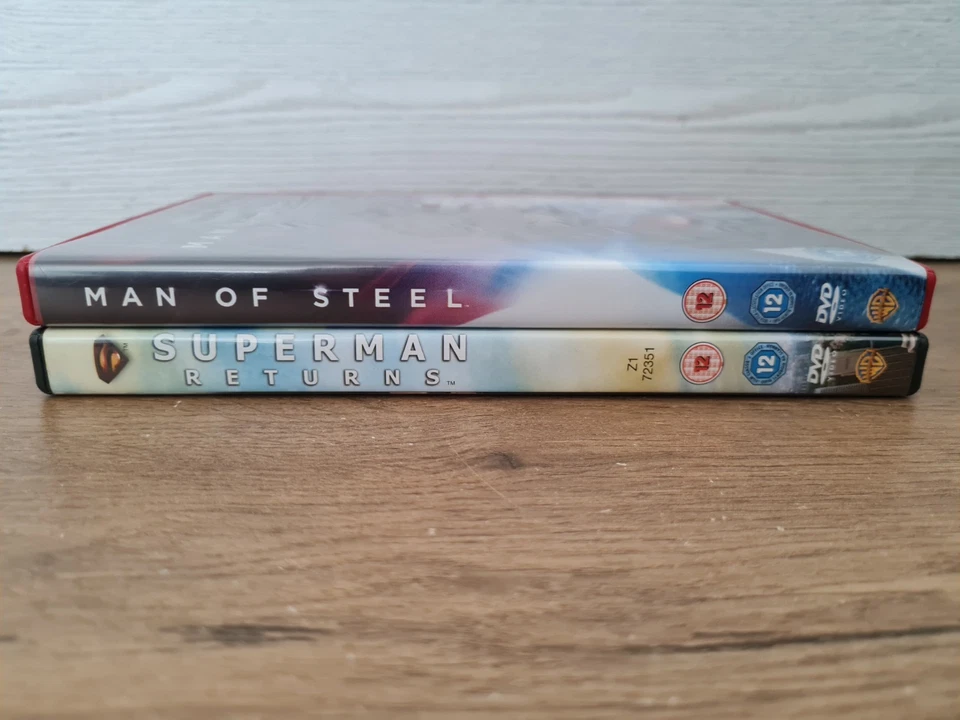 Superman Returns / Man Of Steel (DVD, 2013) {Superhero Movie} [Region 2] [UK] 12 - Image 4 of 4