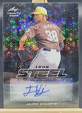 Jairo Iriarte 2023 Leaf Trinity Iron Steel Auto 3/3 San Diego Padres