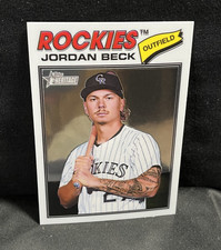 2026 Topps Heritage Chrome Jordan Beck Colorado Rockies #147
