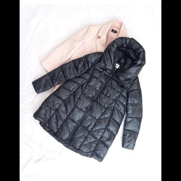 Women Puffer Jacket Black 38 / M / 46