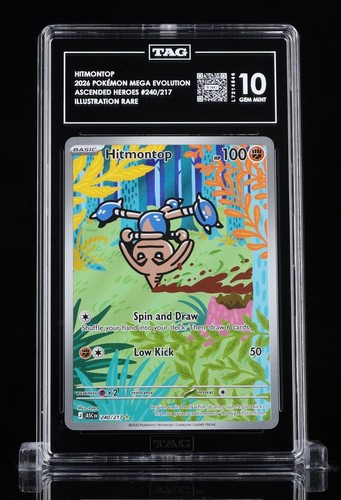 Hitmontop graded TAG 10 for sale on eBay