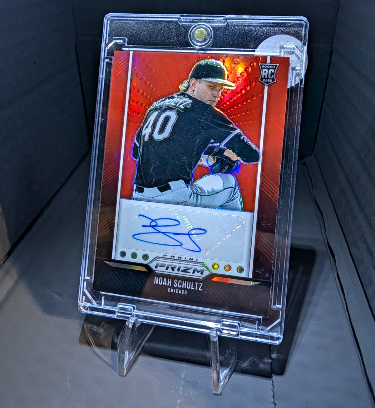 Panini 2026 Prizm Baseball Noah Schultz RC Auto Prizm #TBS-NS /99 White Sox