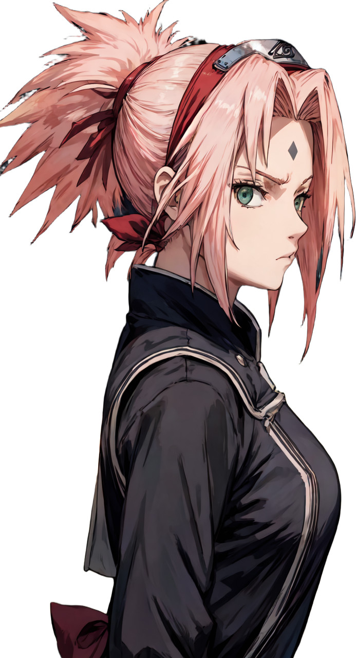 Sakura Haruno Shippuden Vinyl Car Decal Sticker 7" Weatherproof