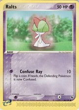 Ralts 66/109 Common Ruby & Sapphire Pokemon Near Mint