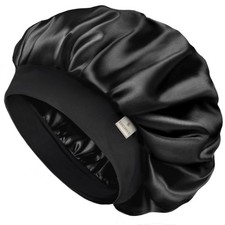 Silk Bonnet for Men Hair Bonnet for Sleeping Double Layer Satin Bonnets for B...