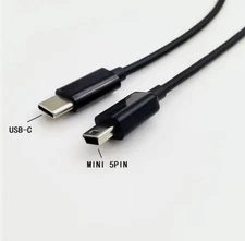 USB C to Mini USB 2meter 6FT Cable Charging Cord for PS3 Controller, MP3 Player