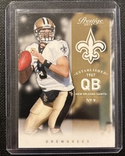 2012 Panini Prestige Drew Brees #114 New Orleans Saints — NFL — Great Condition 