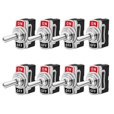 Kippschalter 12V 24V 10A 6A Wippe SPST Auto Boot LKW Zubehör 8 Stück