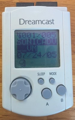 Sega Dreamcast VMU Visual Memory Unit - carte mémoire HKT - Photo 1/2