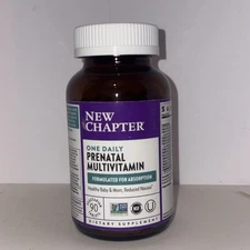 New Chapter One Daily Prenatal Multivitamin Supplement 90ct Exp04/26