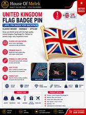 Union Jack :  United Kingdom BRITAIN Flag Lapel Pin Badge