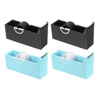 4Er Pack Klebebandhalter FüR Schreibtisch, Schwarz & Blau