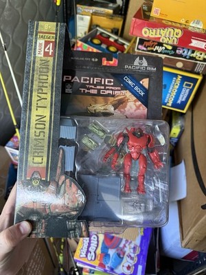 Pacific Rim - Crimson Typhoon (Jaeger) 4'' Scale Action Figure with Comic Book